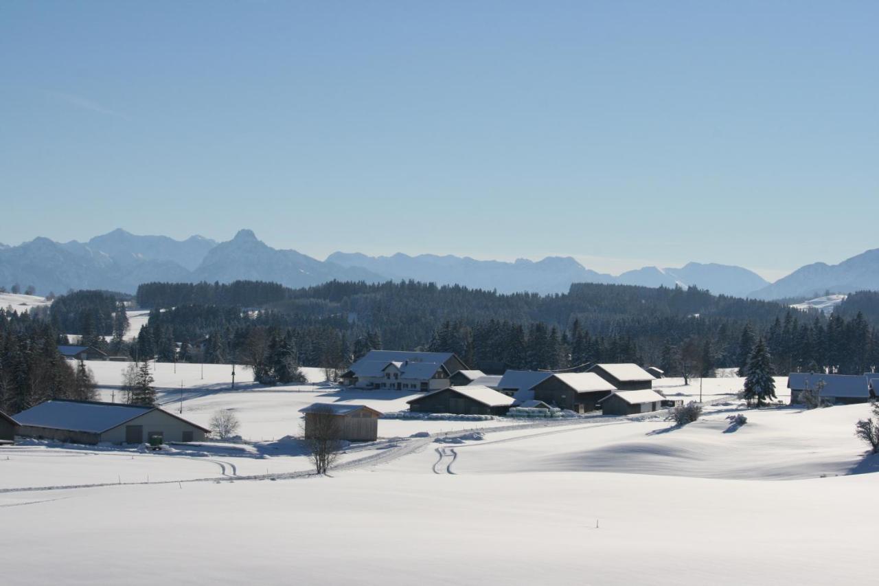 Haus Allgaeu Ruh Lägenhet Görisried Exteriör bild