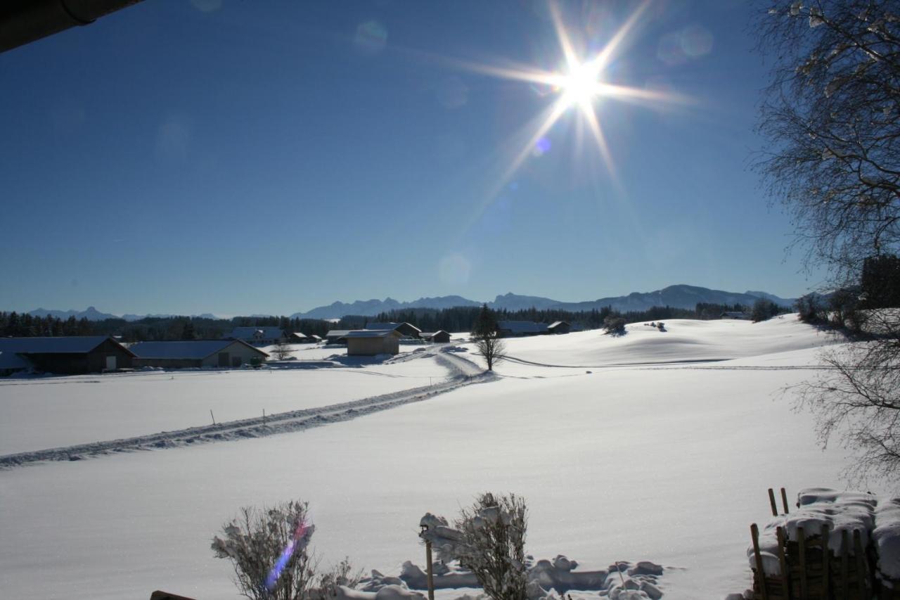 Haus Allgaeu Ruh Lägenhet Görisried Exteriör bild