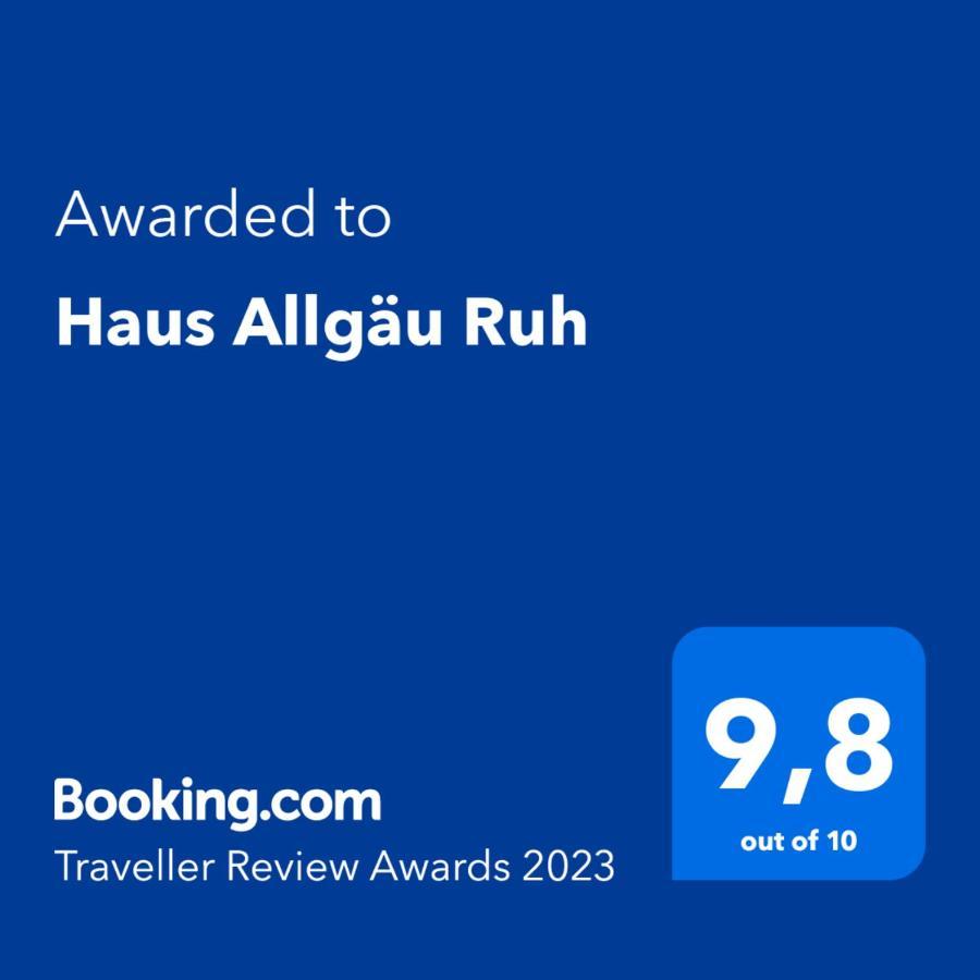 Haus Allgaeu Ruh Lägenhet Görisried Exteriör bild